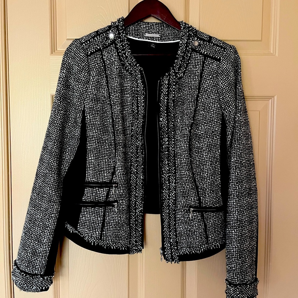 White House Black Market Tweed Blazer Jacket